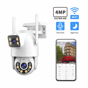 2025 Wireless Network Ip Home Wireless Security Outdoor Camera Dual Voice Camera Dual Lens 360-degree 4MP SIM Camera