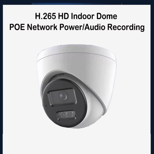 HD Night Vision POE Audio Full Color Surveillance Network Camera - Image 2