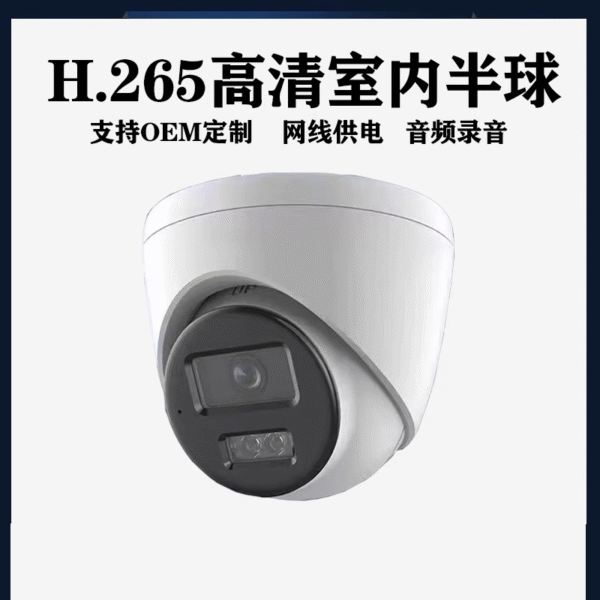 HD Night Vision POE Audio Full Color Surveillance Network Camera - Image 3