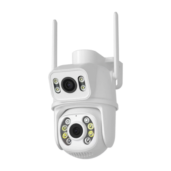 Wireless HD dual-lens gun ball mobile phone remote full-color night vision outdoor camera smart monitor
