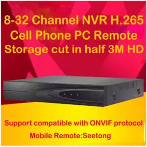 8-channel network NVR hard disk recorder 5 million high-definition H.265 digital 16-channel 32-channel dual-disk position monitoring host