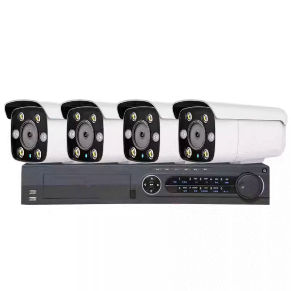 Hikvision VCR 3 million monitoring equipment set of dual-light full-color POE recording high-definition home 4/8-channel